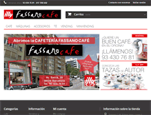 Tablet Screenshot of fassanocafe.com